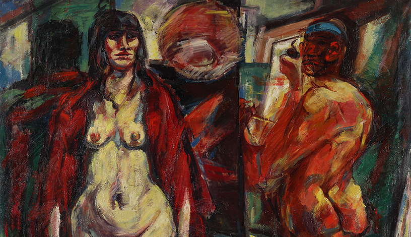 Fritz Martinz | Maler und Modell, 1967 | Foto © Christian Redtenbacher